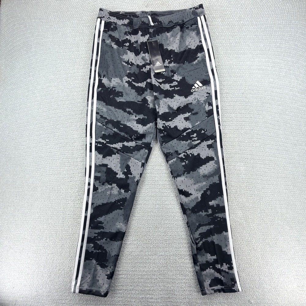 NWT Adidas Tiro 19 AOP Camo Track Pants Mens Medium Carbon Gray Soccer FK4493